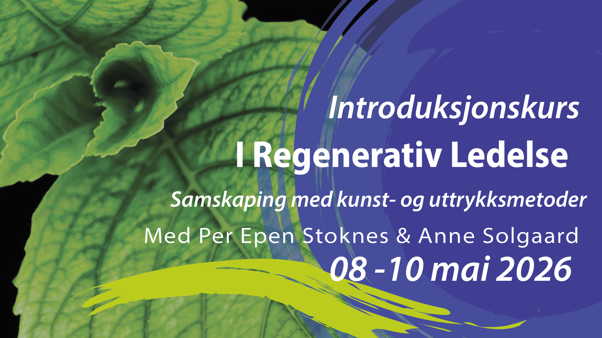 NIKUT regenerativ ledelse per espen stoknes anne solgaard